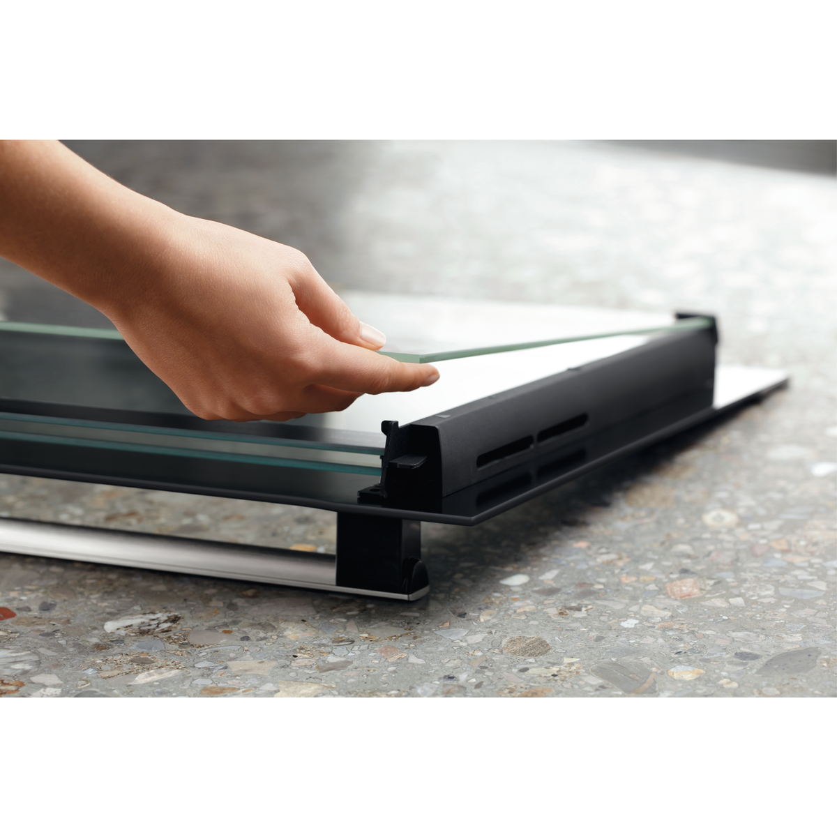 Electric Oven Stainless Steel with antifingerprint coating