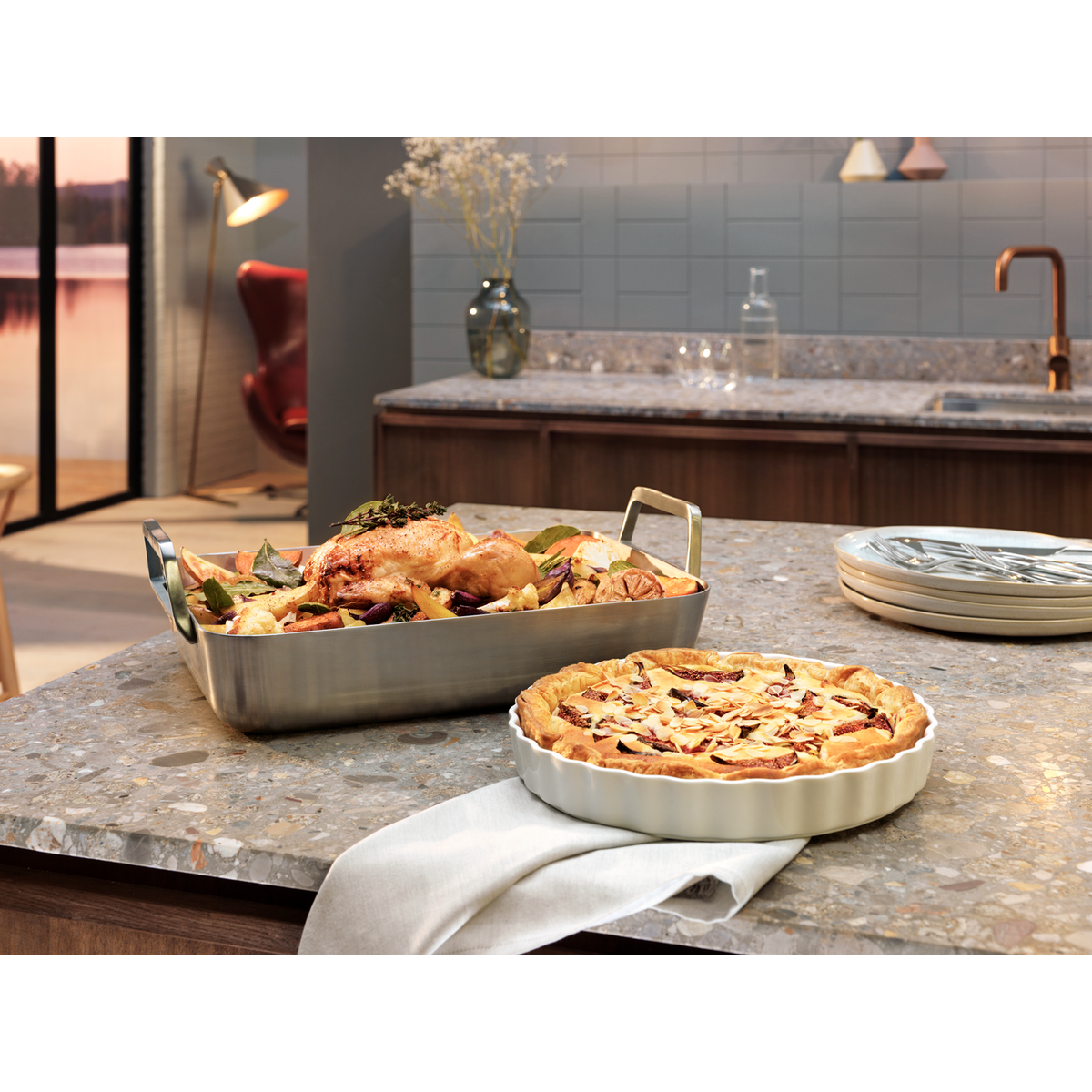 Electric Oven Stainless Steel with antifingerprint coating