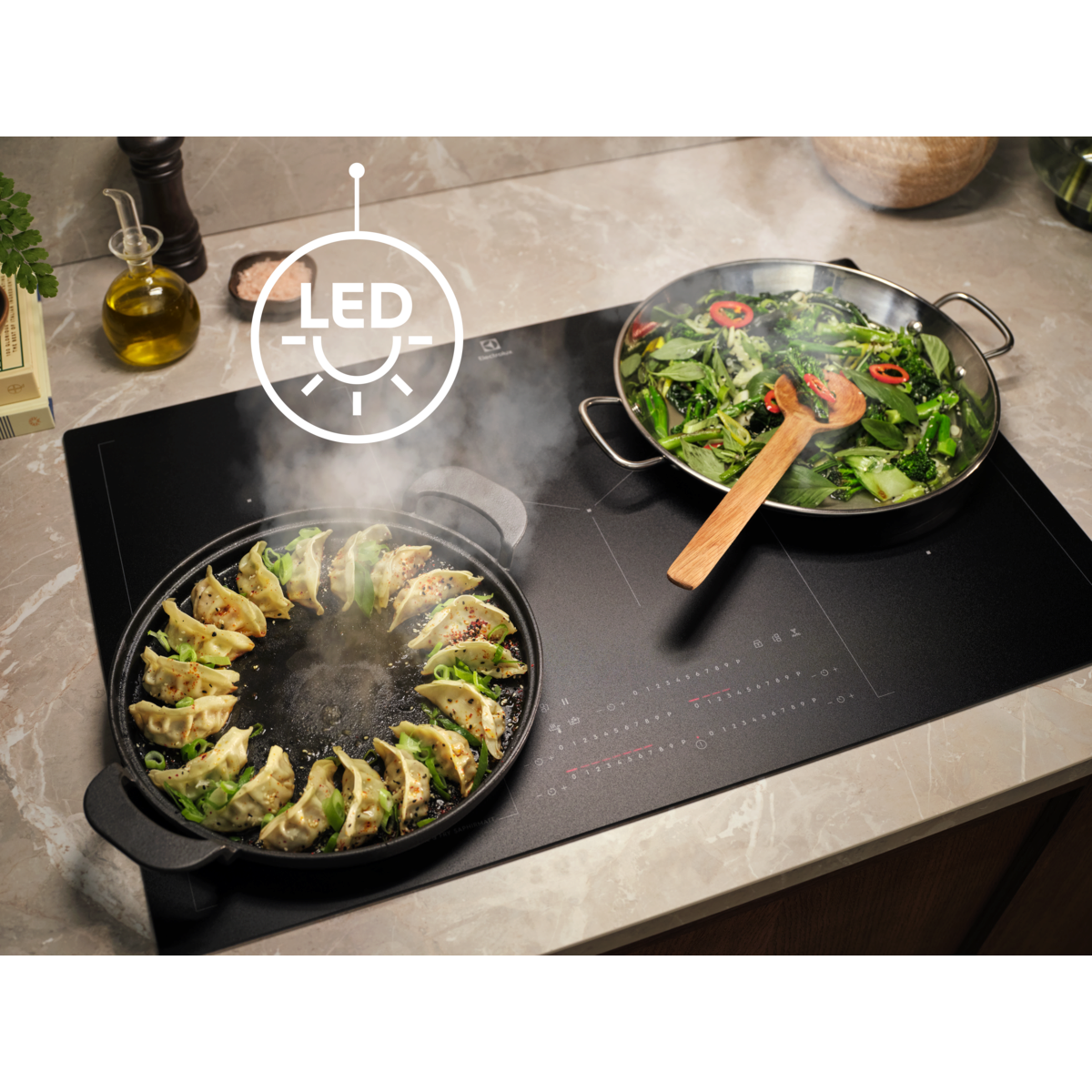 Electrolux - Black cooker hood - LFV316Y