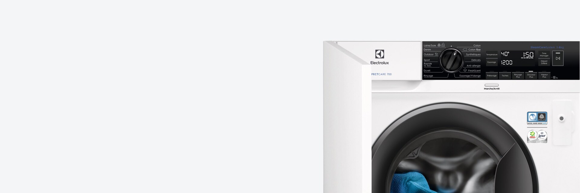 Electrolux integrated washing machine