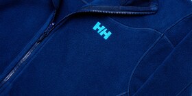 A close-up of a fleece jacket