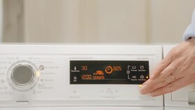 The UltraCare washing machine display panel