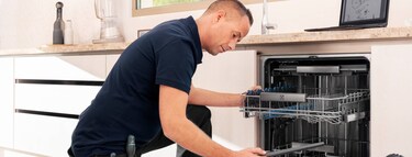 Technician in kitchen