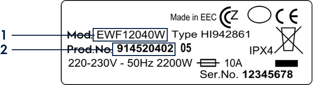 How to find and read your rating plate