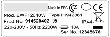 How to take a photo of your rating plate