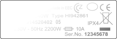 How to take a photo of your rating plate